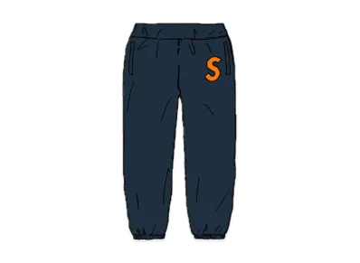 Supreme S Logo Sweatpant "Navy" (19FW)