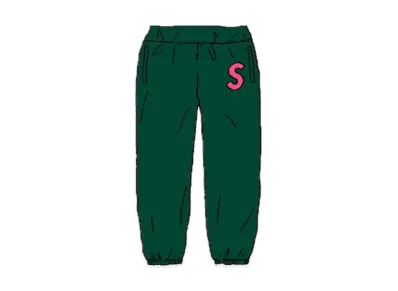 Supreme S Logo Sweatpant "Green" (19FW)