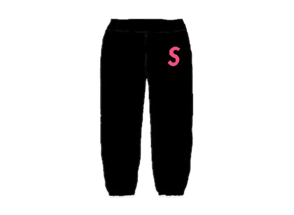 Supreme S Logo Sweatpant "Black" (19FW)