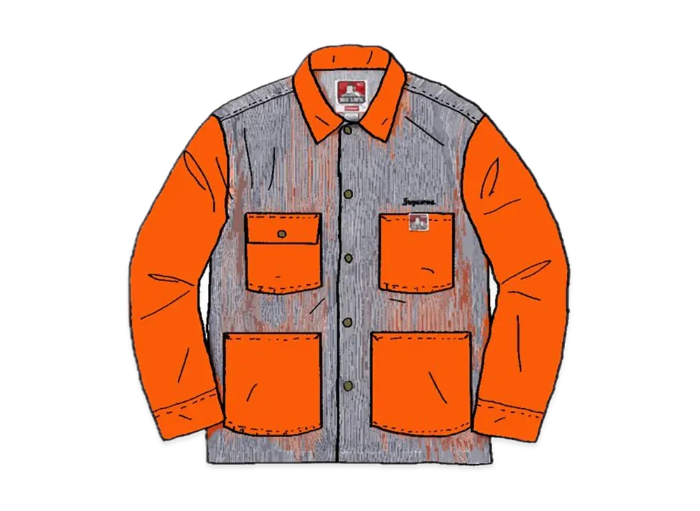 Supreme x Ben Davis Chore Coat "Orange"