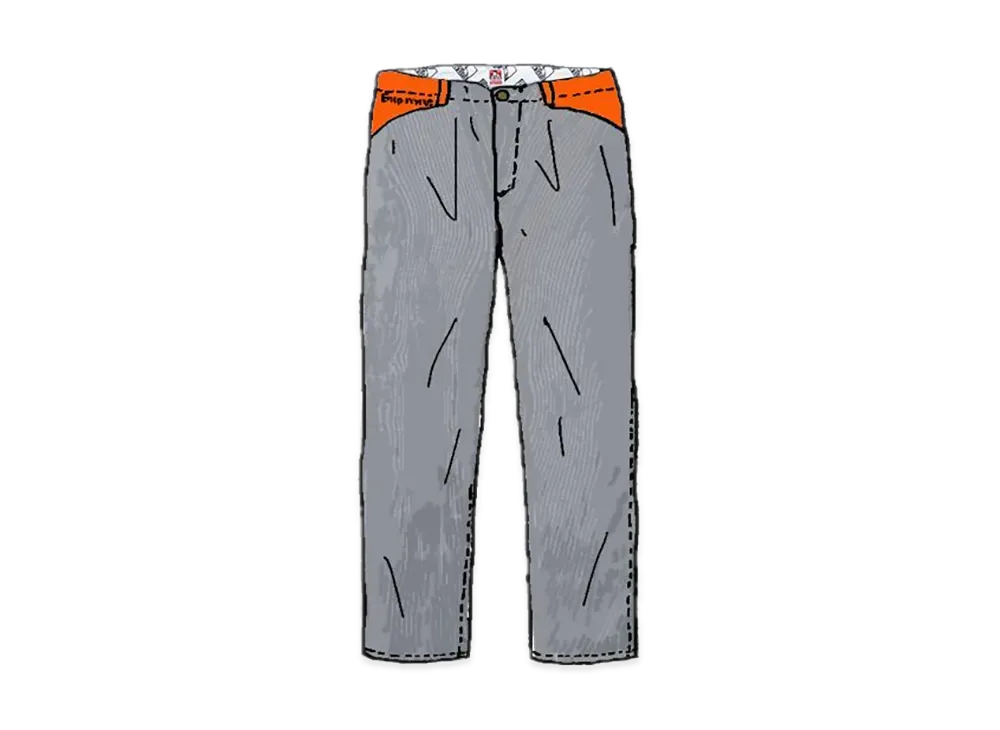 Supreme / Ben Davis Work Pant "Orange"