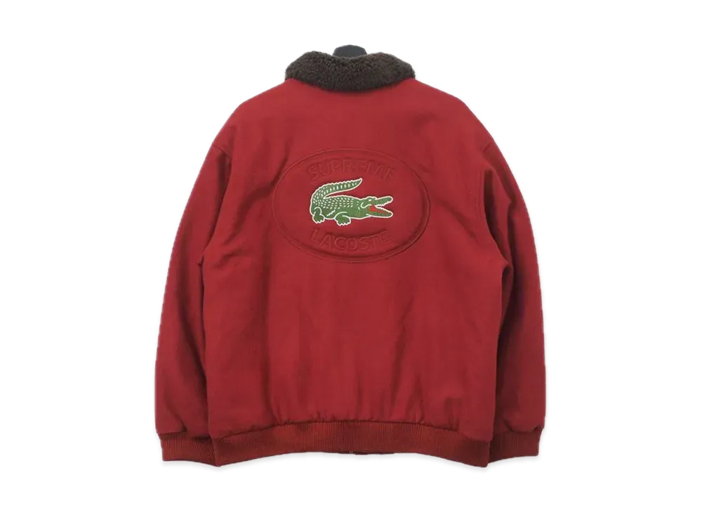 Supreme / Lacoste Wool Bomber Jacket 