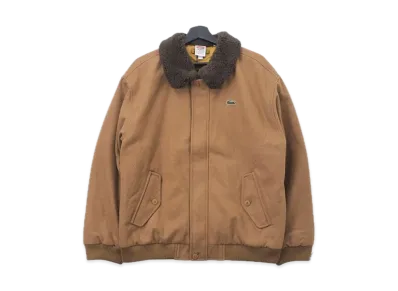 Supreme / Lacoste Wool Bomber Jacket "Tan"