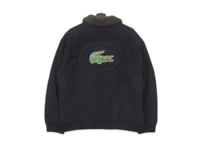 Supreme / Lacoste Wool Bomber Jacket "Black"
