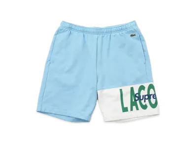 Supreme / Lacoste Logo Panel Sweatshort "Blue"