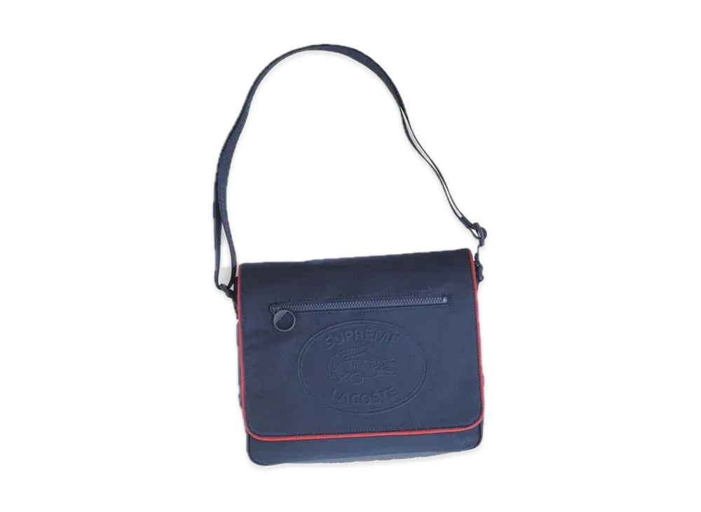 Supreme / Lacoste Small Messenger Bag "Navy"