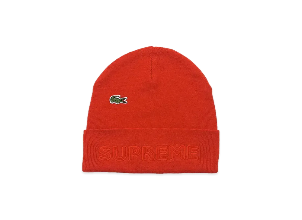 Supreme / Lacoste Beanie "Red"