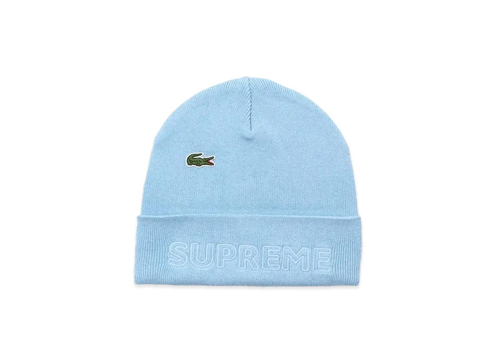 Supreme / Lacoste Beanie "Blue"