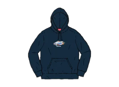 Supreme Cop Car Hooded Sweatshirt "Navy"