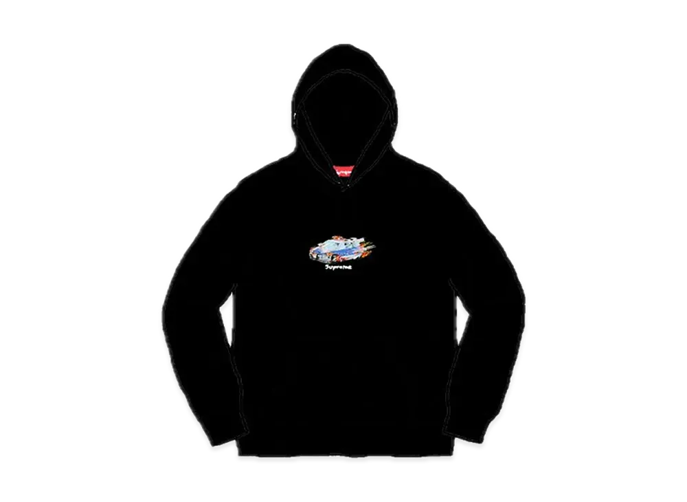 Supreme Cop Car Hooded Sweatshirt "Black"