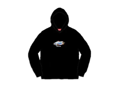 Supreme Cop Car Hooded Sweatshirt "Black"