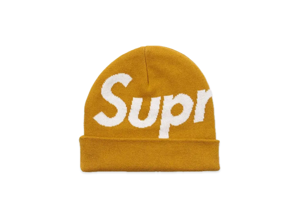 Supreme Big Logo Beanie "Orange"