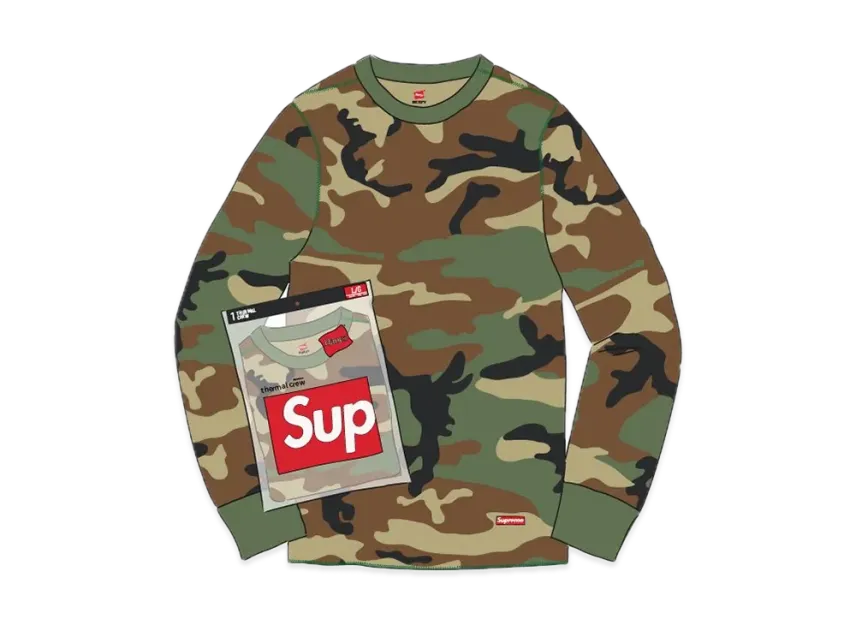 Supreme x Hanes Thermal Crew (1 Pack) Supreme x Hanes Thermal Crew (1 Pack)