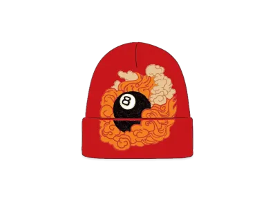 Supreme / Martin Wong 8-Ball Beanie "Red"