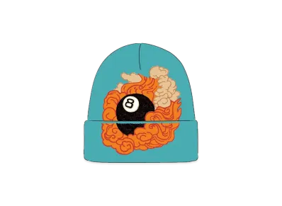 Supreme / Martin Wong 8-Ball Beanie "Blue"
