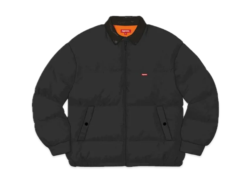 Supreme Leather Collar Puffy Jacket Supreme Leather Collar Puffy Jacket