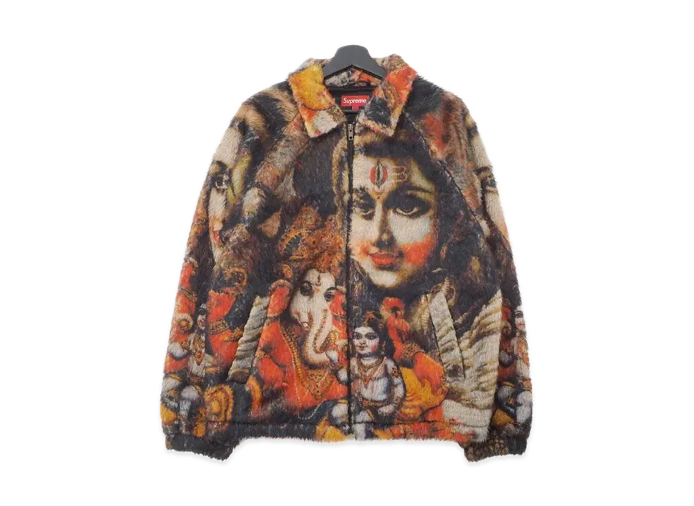 Supreme Ganesh Faux Fur Jacket "Black"