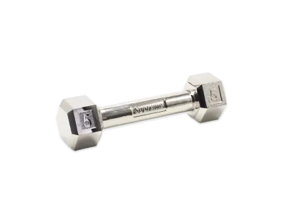 Supreme Plated Dumbbell "Silver"