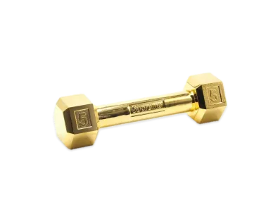 Supreme Plated Dumbbell "Gold"