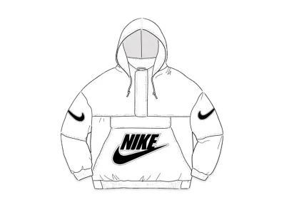Supreme / Nike® Leather Anorak "White"