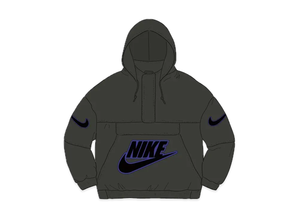 Supreme / Nike® Leather Anorak "Black"