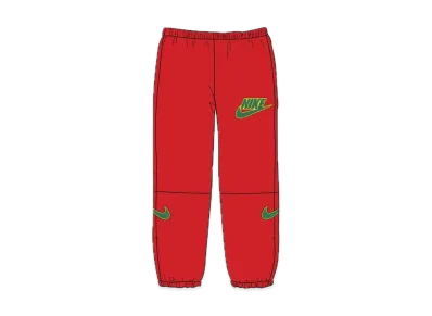 Supreme / Nike® Leather Warm Up Pant "Red"