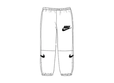 Supreme / Nike® Leather Warm Up Pant "White"