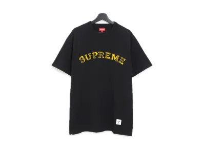 Supreme Plaid Appliqué S/S Top "Black"