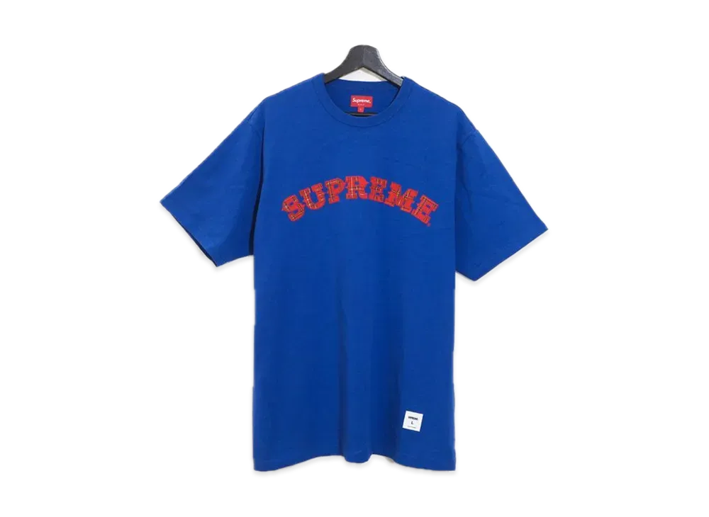 Supreme Plaid Appliqué S/S Top 