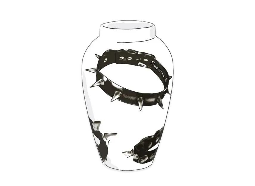 Supreme Studded Collars Vase Supreme Studded Collars Vase