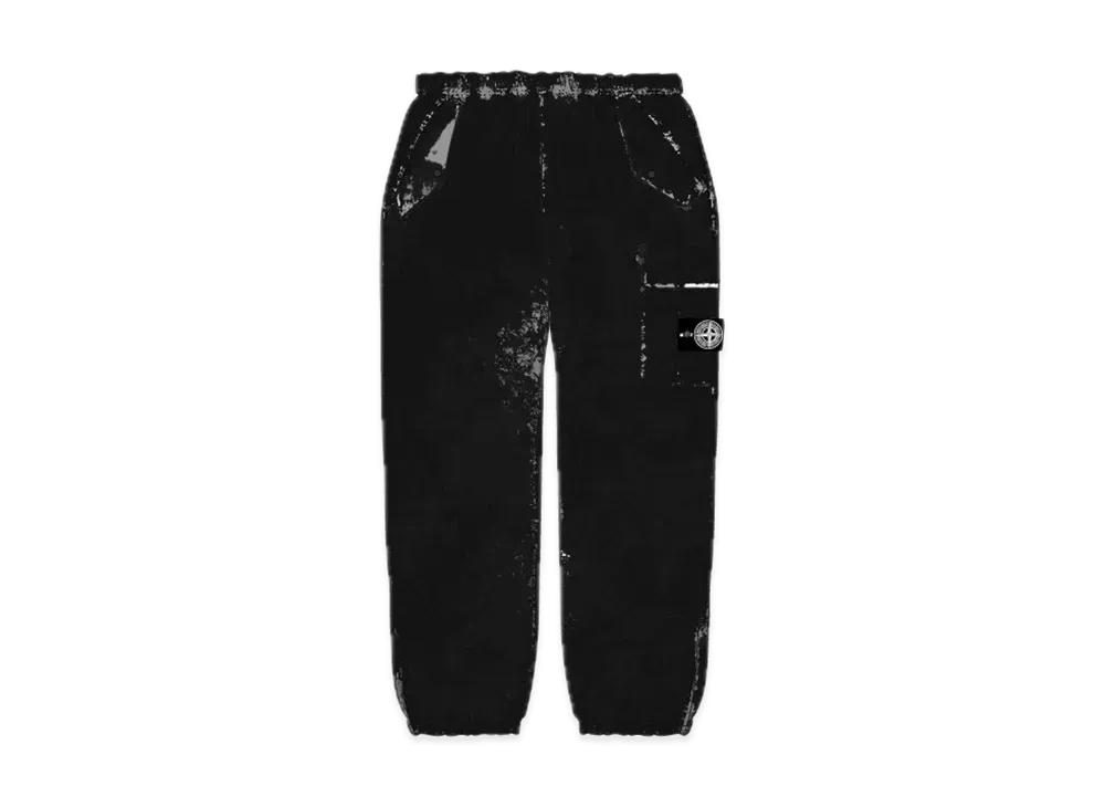 Supreme / Stone Island Painted Camo Nylon Cargo Pant "Black"