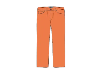 Supreme / Stone Island Corduroy Pant "Orange"