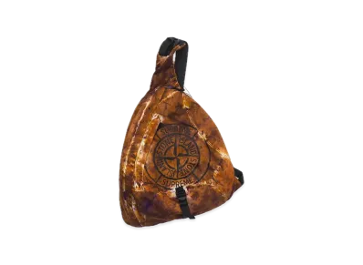 Supreme / Stone Island Painted Camo Nylon Shoulder Bag "Orange"