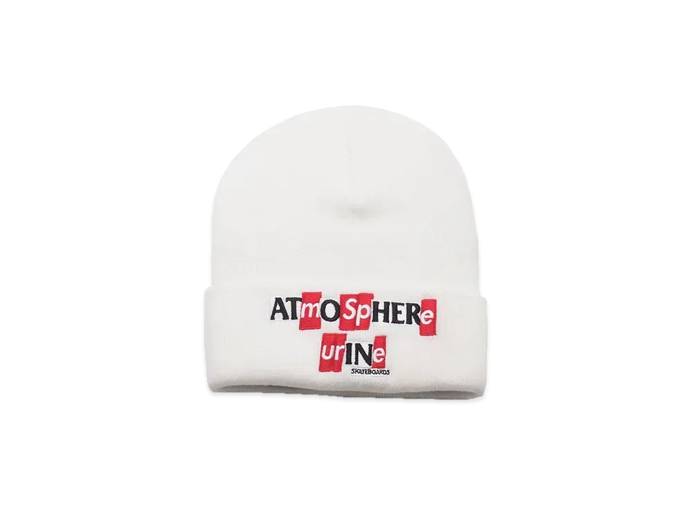 Supreme / Anti Hero Beanie "White"