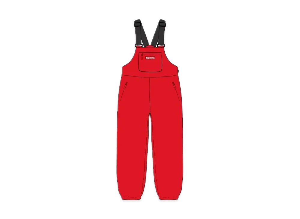 Supreme Polartec Overalls "Red"