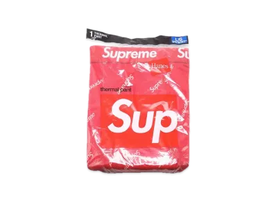 Supreme x Hanes Thermal Pant (1 Pack) "Red" (20FW)