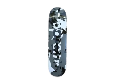 Supreme Camo Logo Skateboard "Grey"