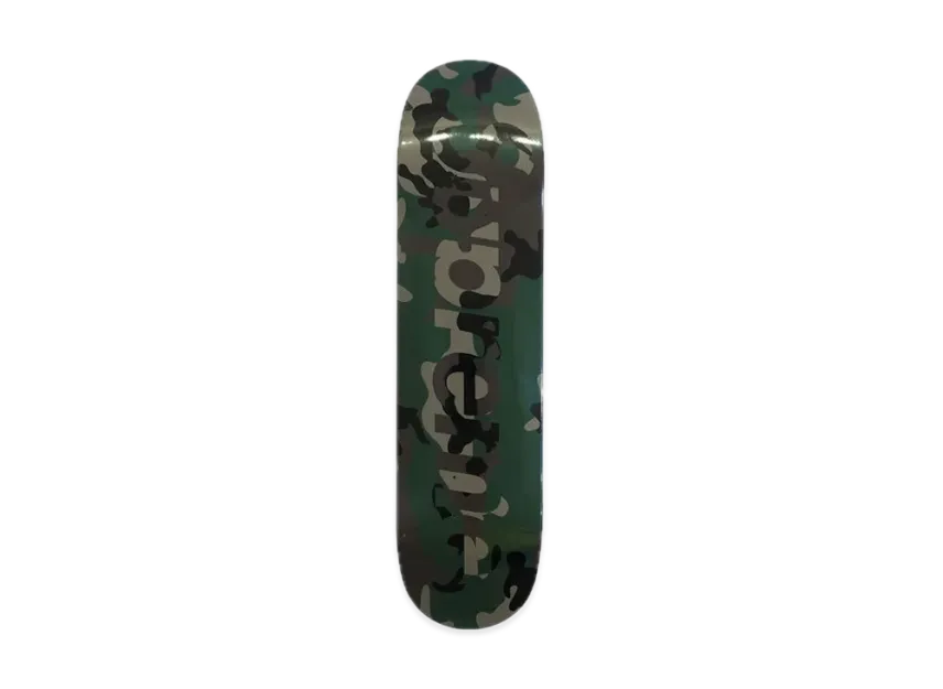 Supreme Camo Logo Skateboard Supreme Camo Logo Skateboard