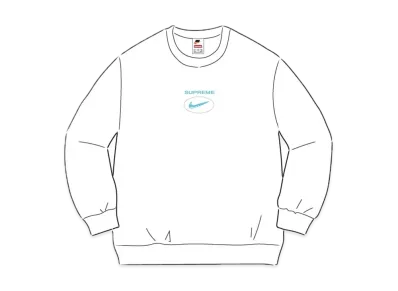 Supreme / Nike Jewel Crewneck "White"