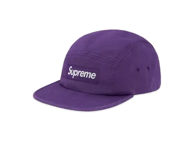 Supreme Washed Chino Twill Camp Cap "Purple"(20SS)