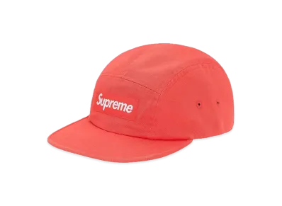 Supreme Washed Chino Twill Camp Cap "Peach"(20SS)
