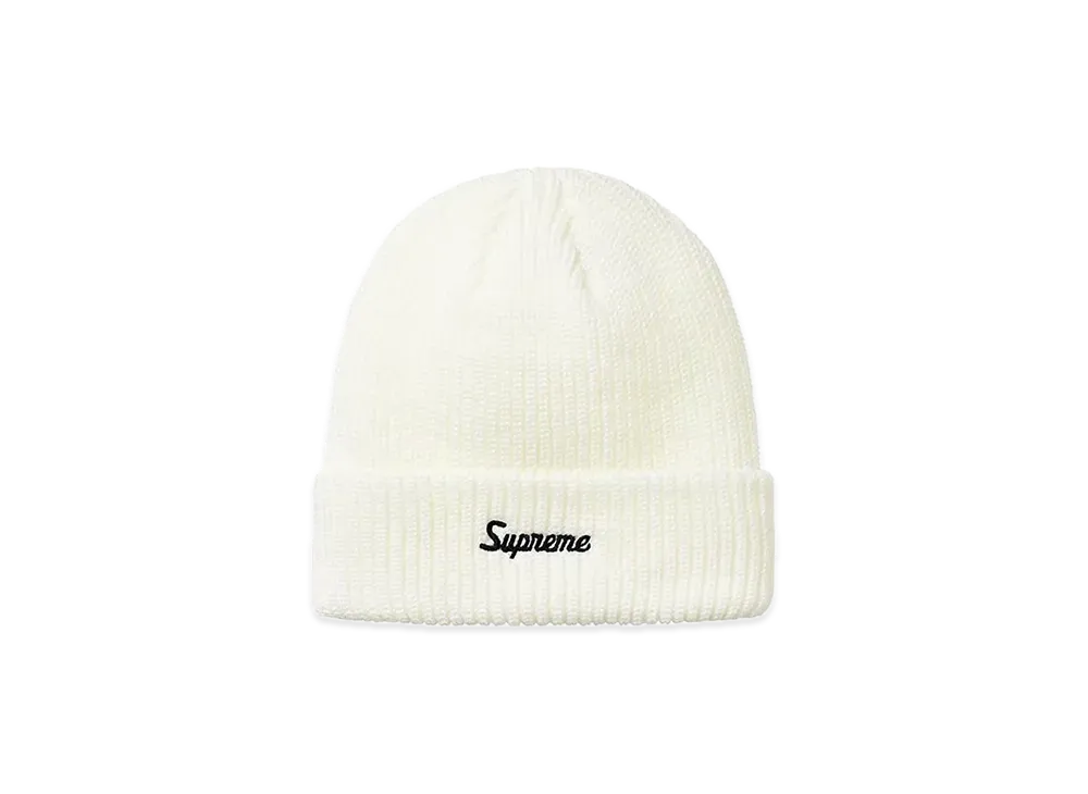 Supreme Loose Gauge Beanie "White" (20FW)