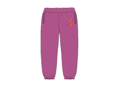 Supreme S Logo Sweatpant "Pink" (20FW)