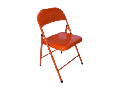 Supreme Metal Folding Chair "Red"
