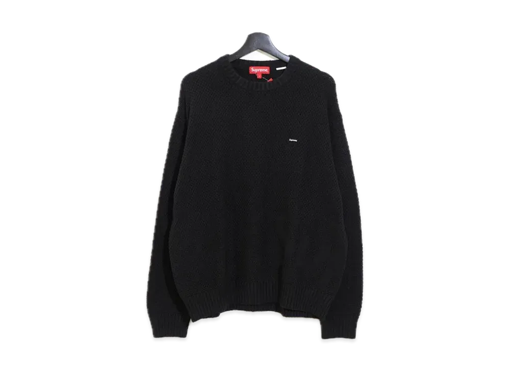Supreme Textured Small Box Sweater "Black"