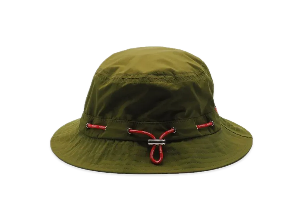 シュプリーム ショックコード ナイロン クラッシャー "オリーブ"