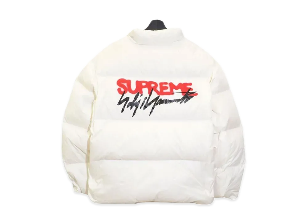 シュプリーム ヨウジヤマモトダウン ジャケット "ホワイト"
