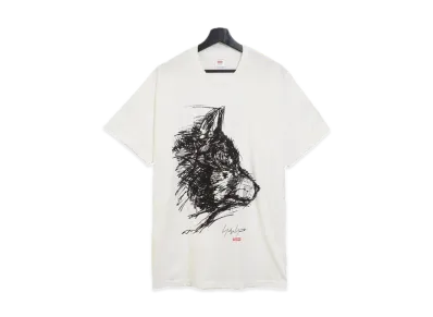Supreme / Yohji Yamamoto® Scribble Wolf Tee "White"
