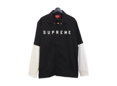 Supreme 2-Tone Work Shirt "Black"