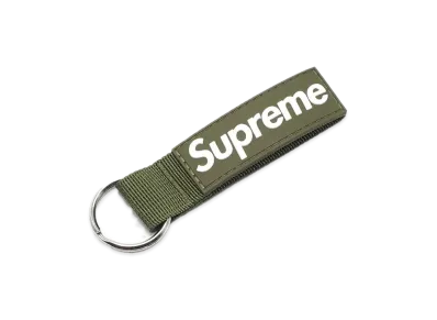Supreme Webbing Keychain "Olive" (20FW)